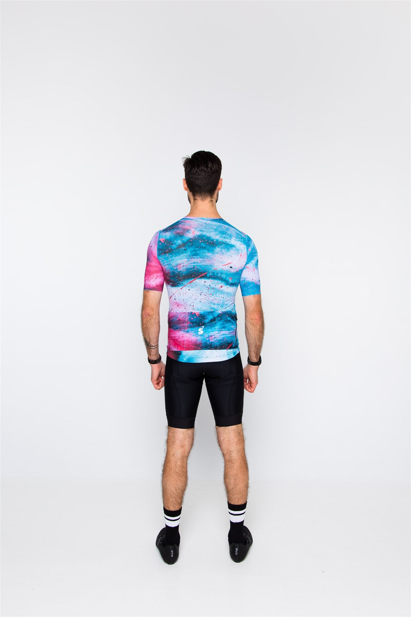 Pink Paint Pro Cycling Jersey